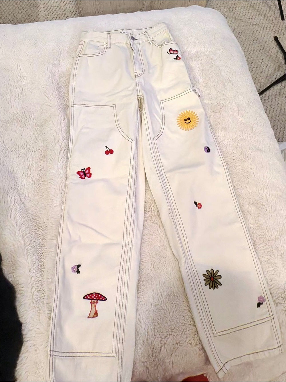 Pacsun embroidered jeans